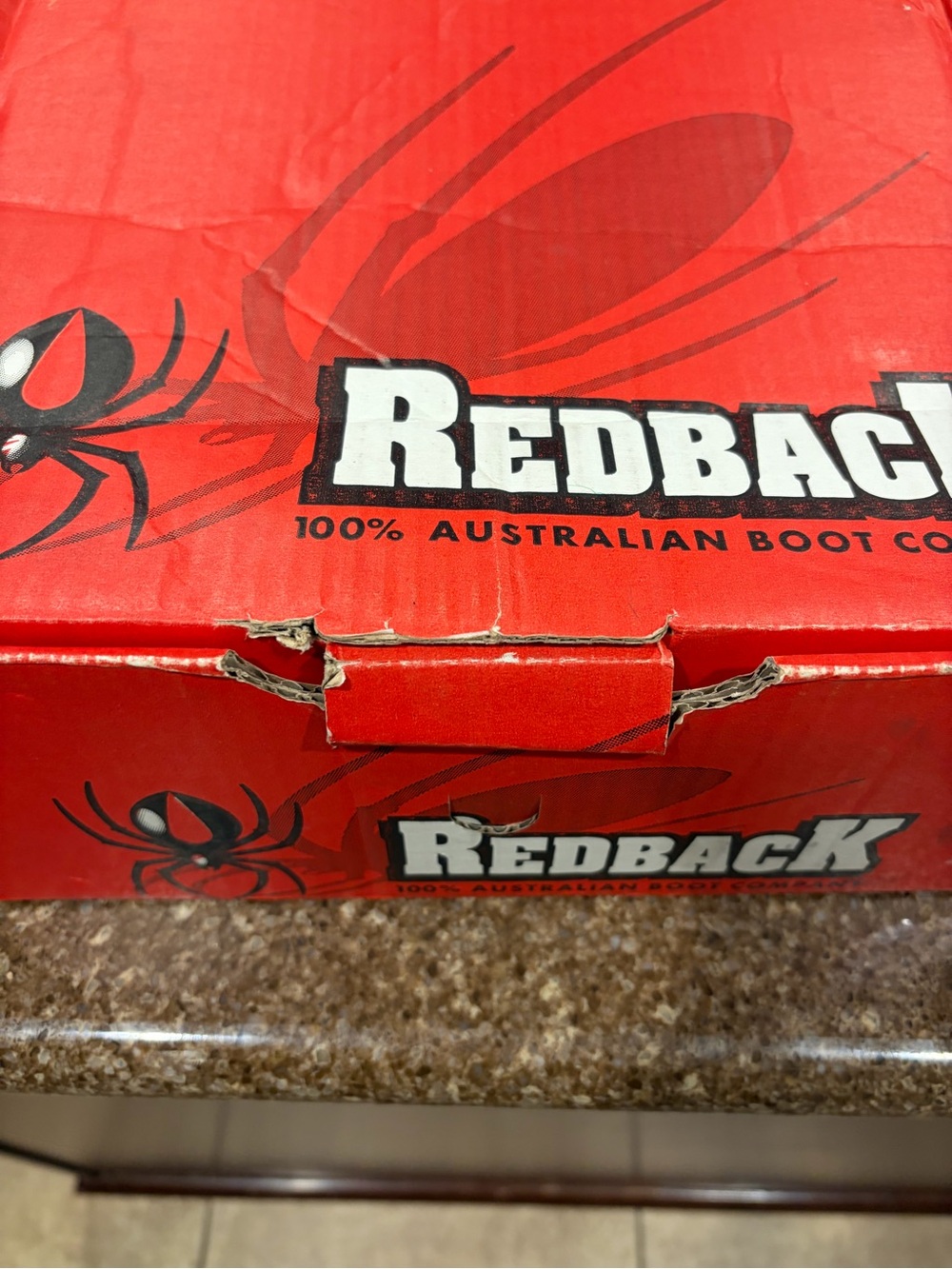 Redback Men's Black Lace-Up Work Boots — Rugged All-Day Comfort - Picture 9 of 14